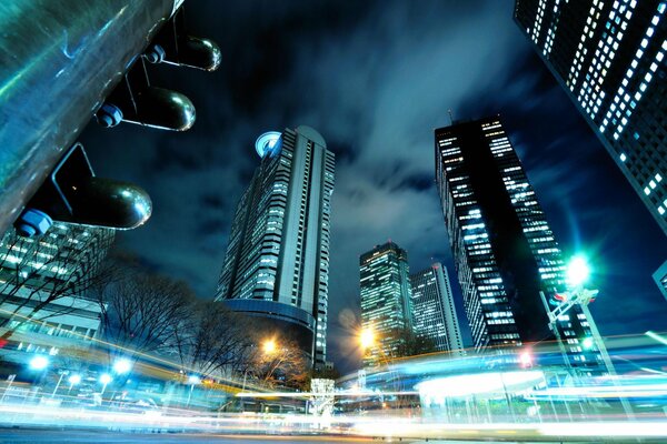 Fanari ville de nuit à Tokyo au Japon