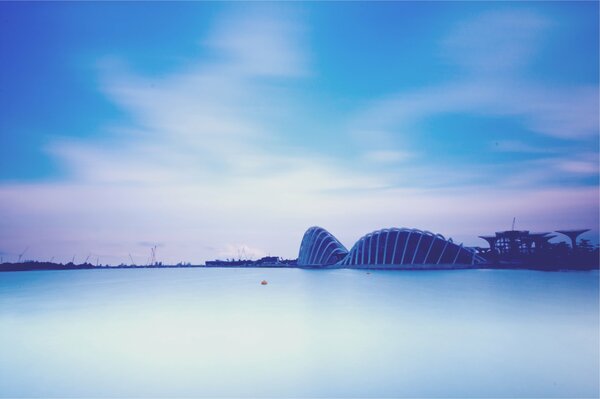 Malaysia, Singapur Metropole an der Bucht