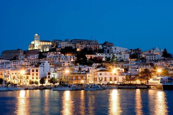 Resort town on the seashore