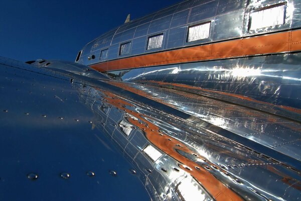 View from the wing of the Douglas deasy 30