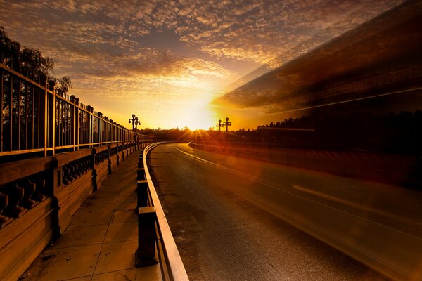 The road towards the sun s rays