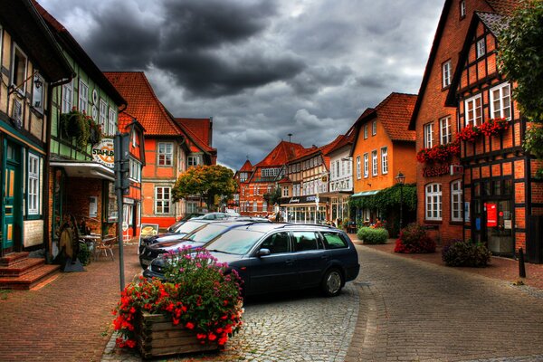 Orange houses of orange street