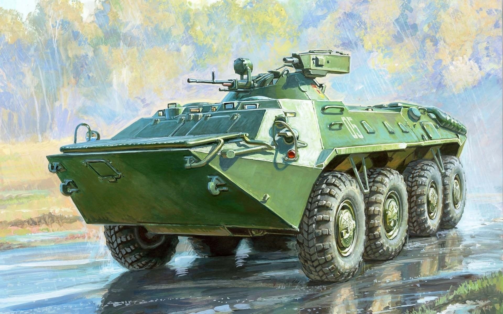 métal aviateur btr-70 dessin