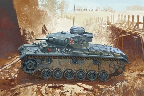 Arte del tanque alemán de la segunda guerra mundial