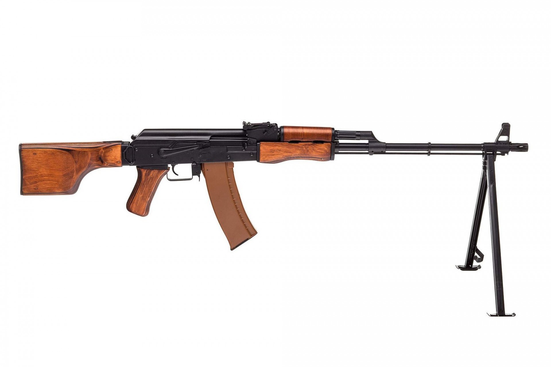 ręczny karabin maszynowy broń rpk-74 kałasznikowa