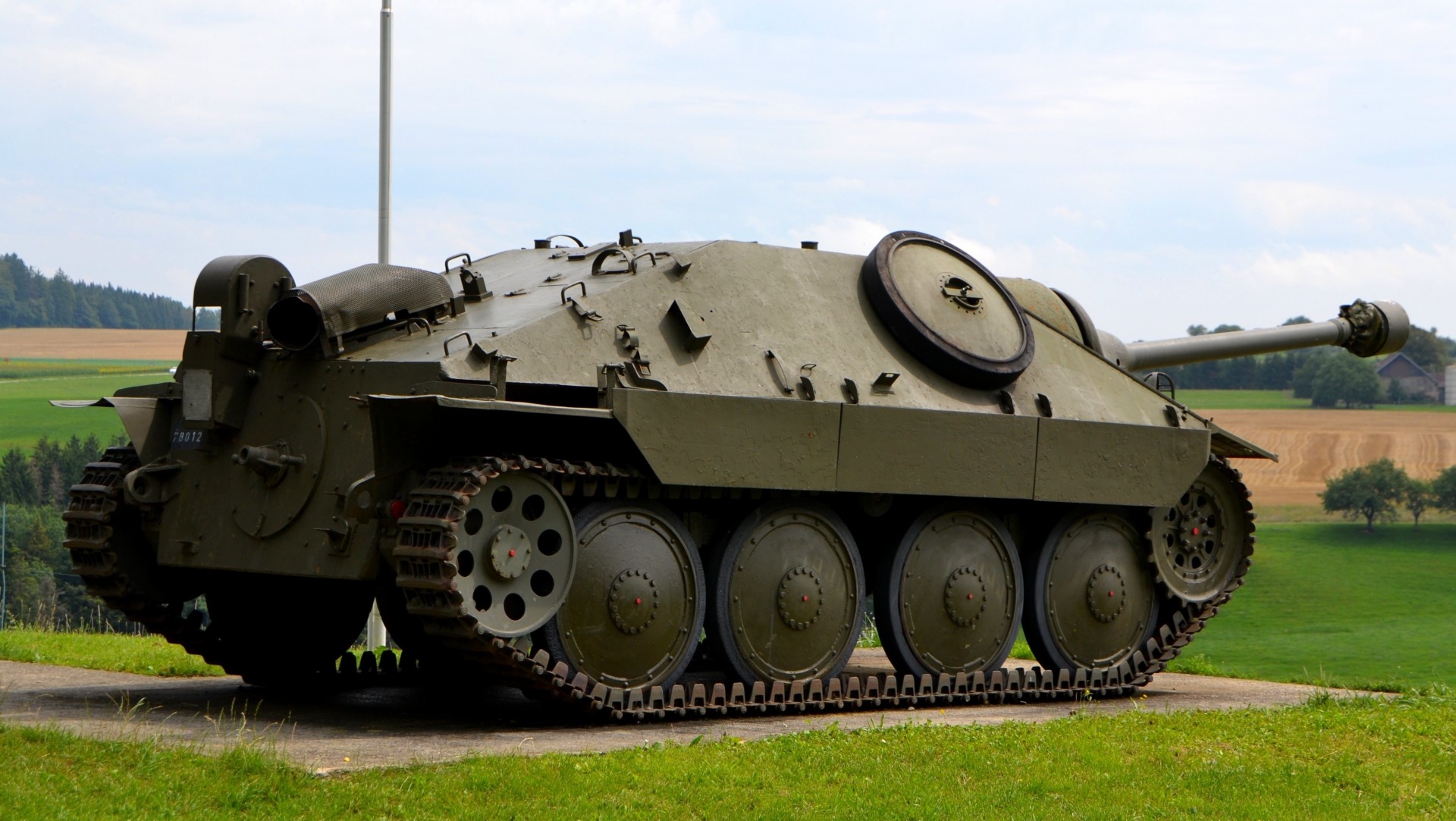 hetzer clase montaje alemán jagdpanzer 38 luz armas artillería combatientes tanques