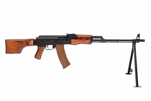 Mitragliatrice leggera Kalashnikov con supporto