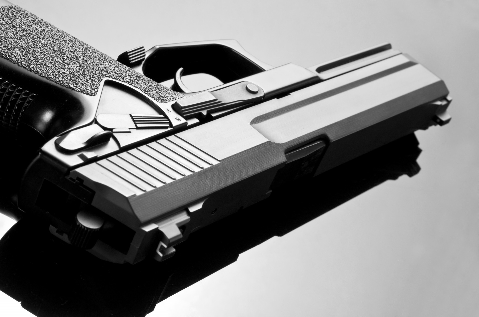 metal this possibility defender reliability barrels gauge murder protection gun death machine body and white arms black