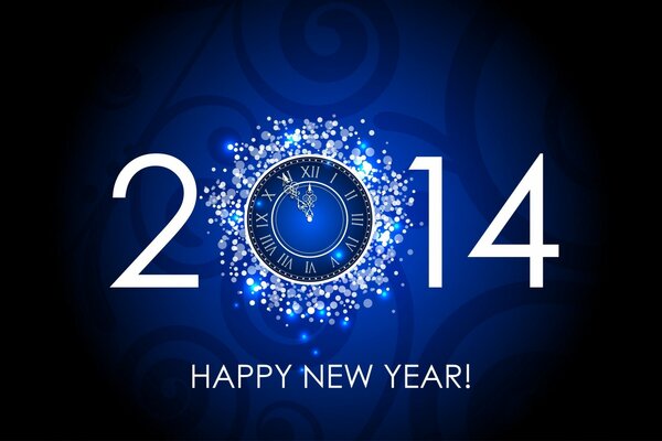 The advent of the new year 2014