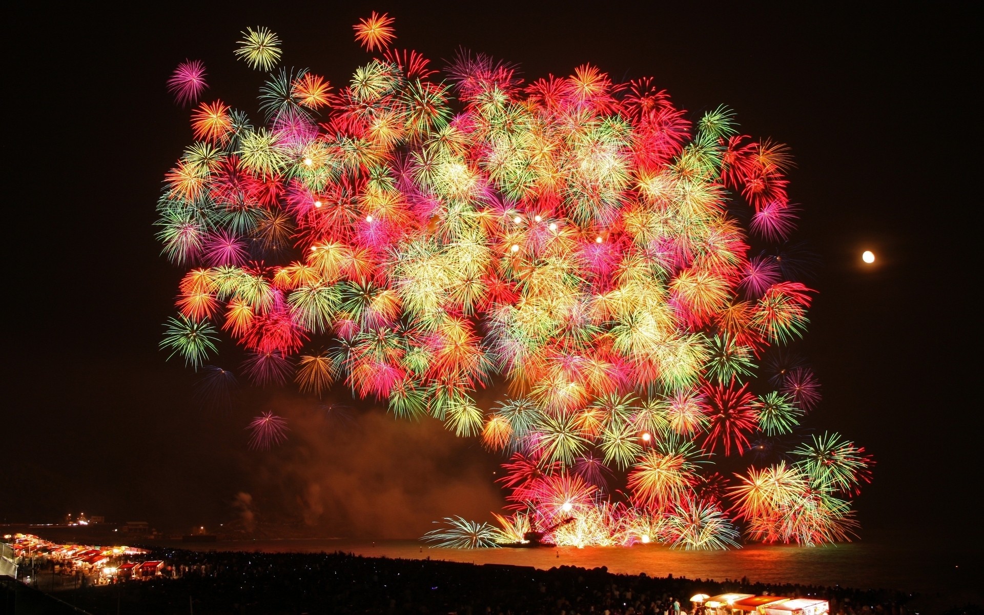 nacht feier feuerwerk