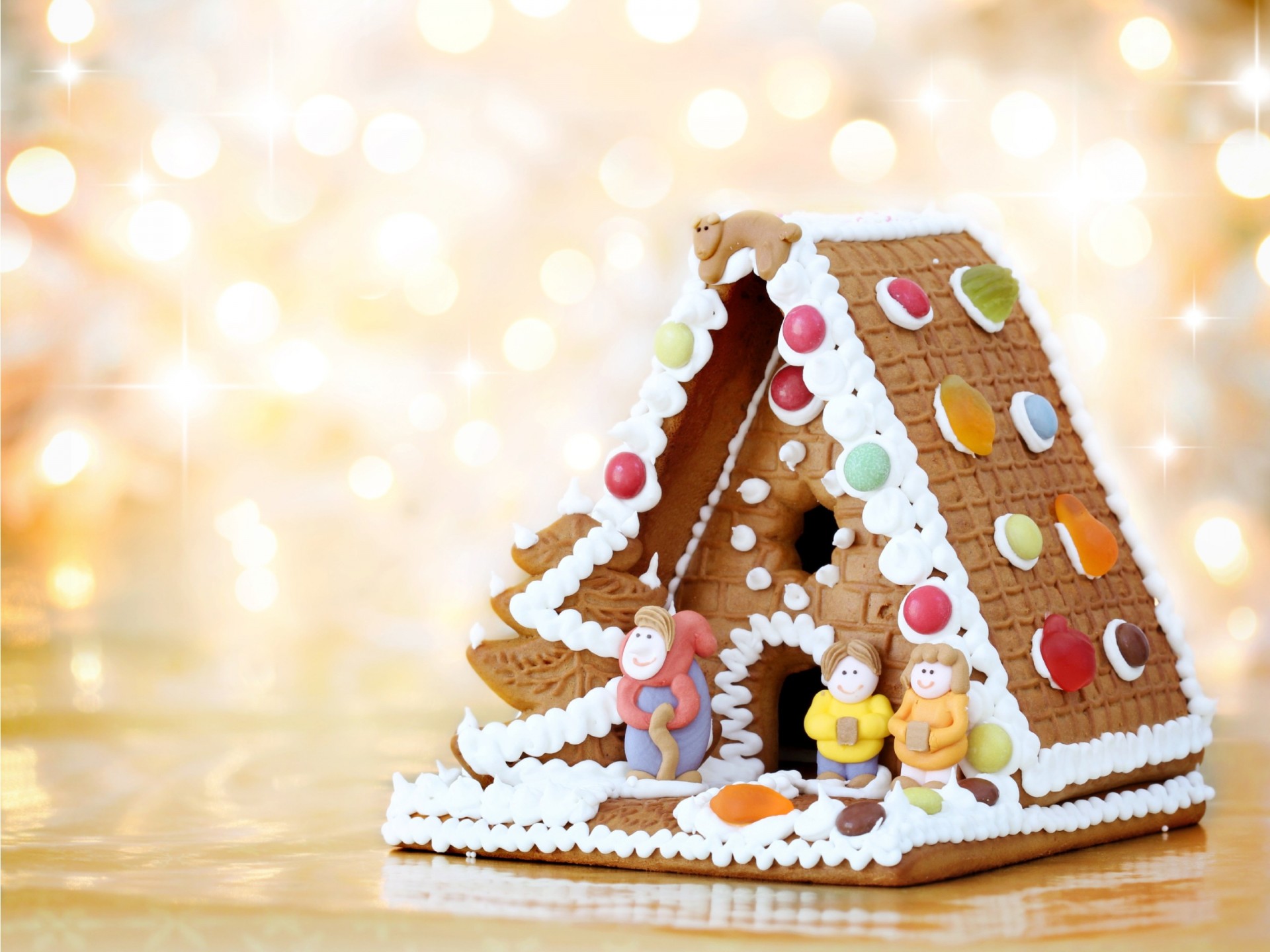 neujahr urlaub essen süß haus kuchen familie lecker