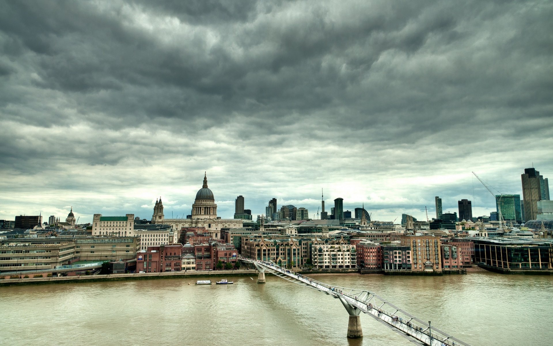 londres angleterre royaume-uni millennium bridge