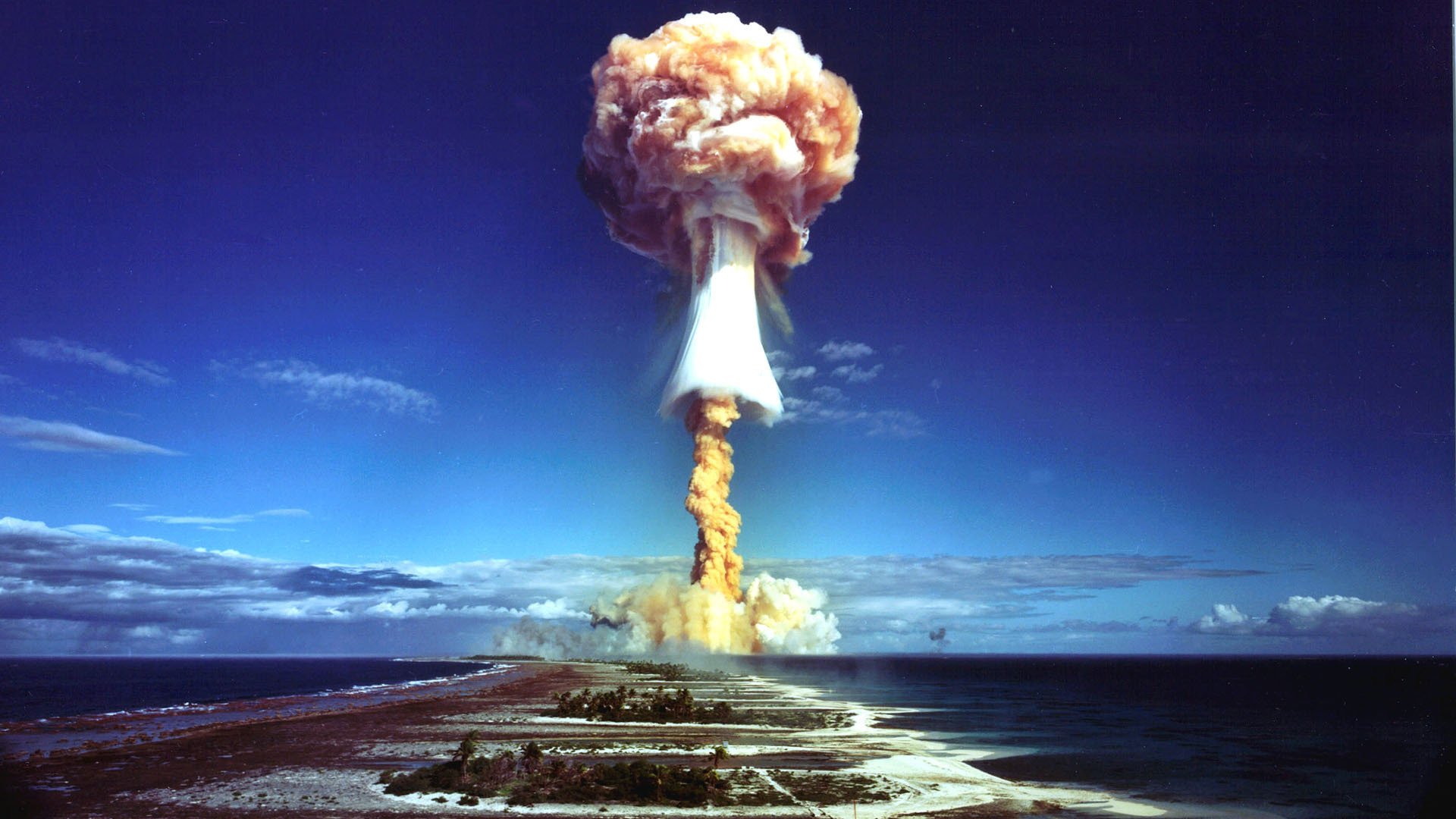 atomic bomb landscape sea