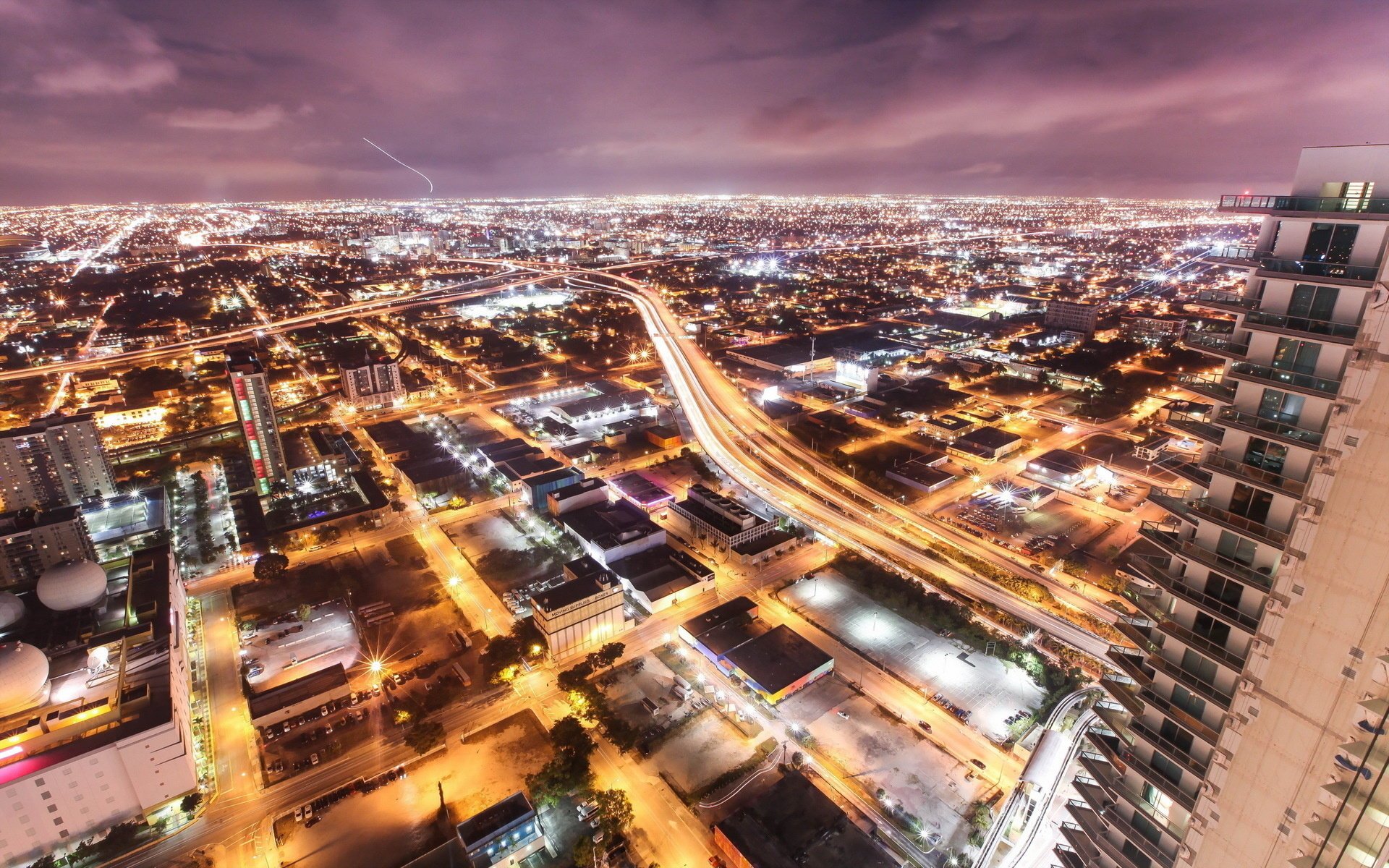 miami stadt nacht