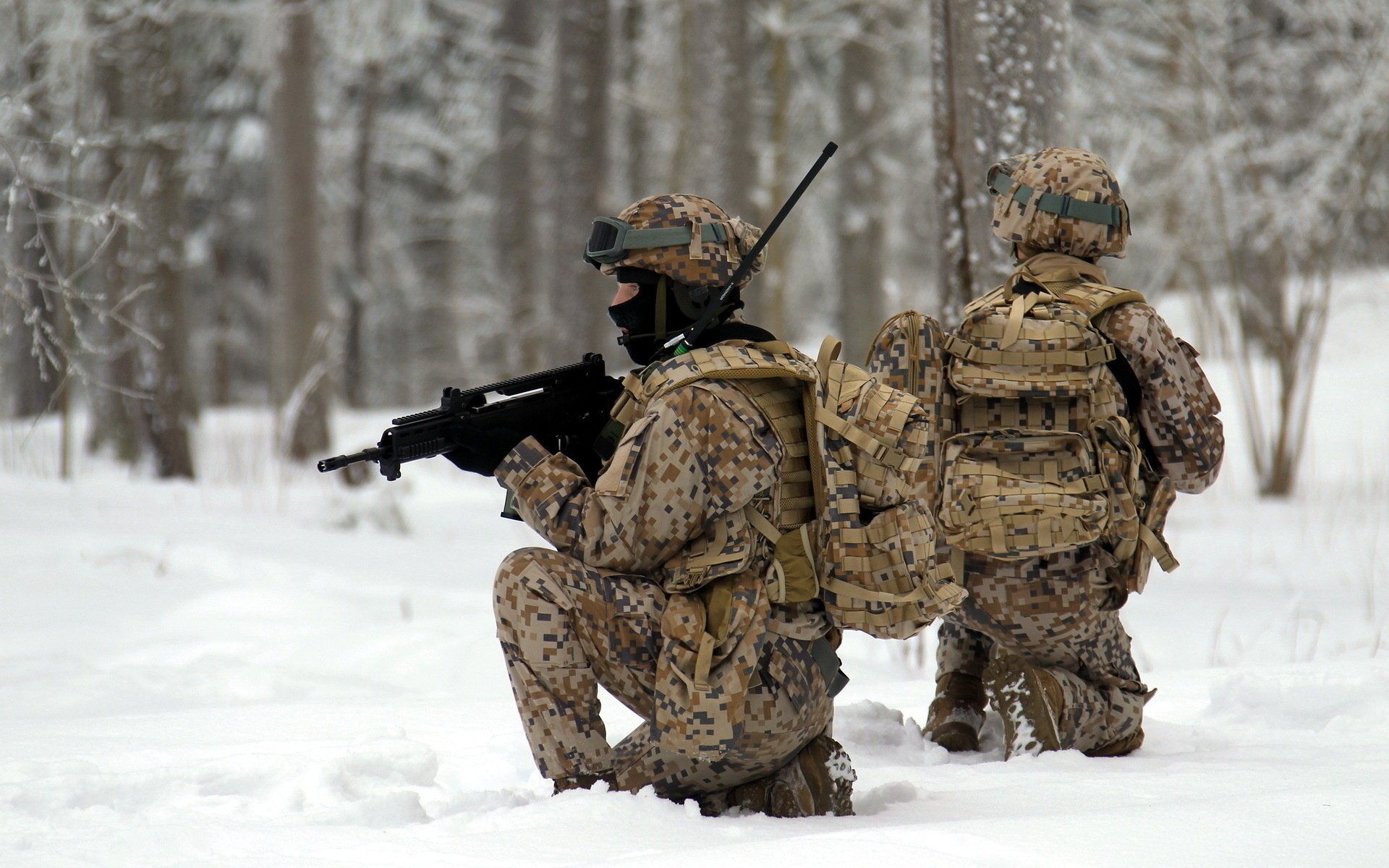 broń żołnierze latvian army