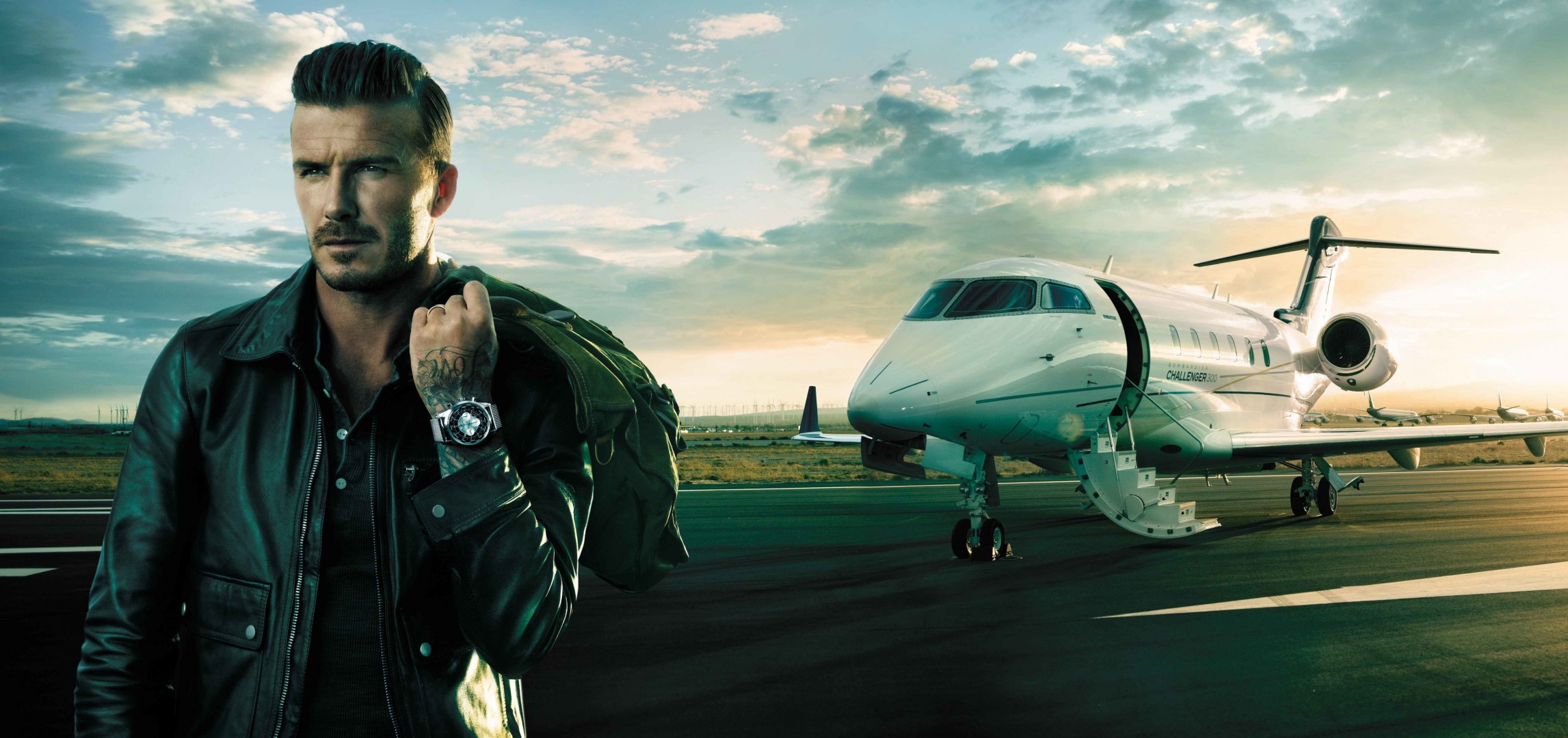 david beckham plane breitling watche