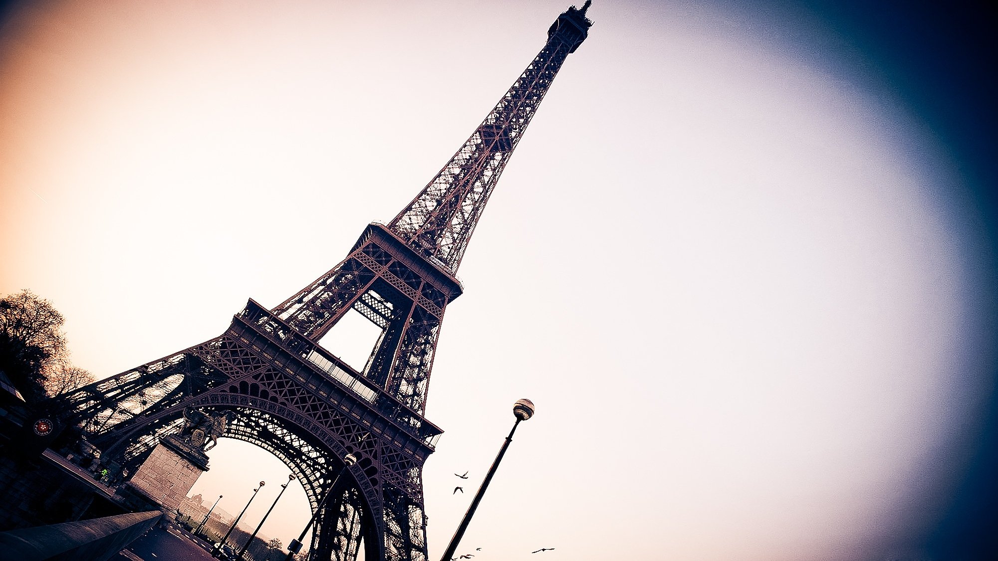 wallpaper city paris tower eiffel france