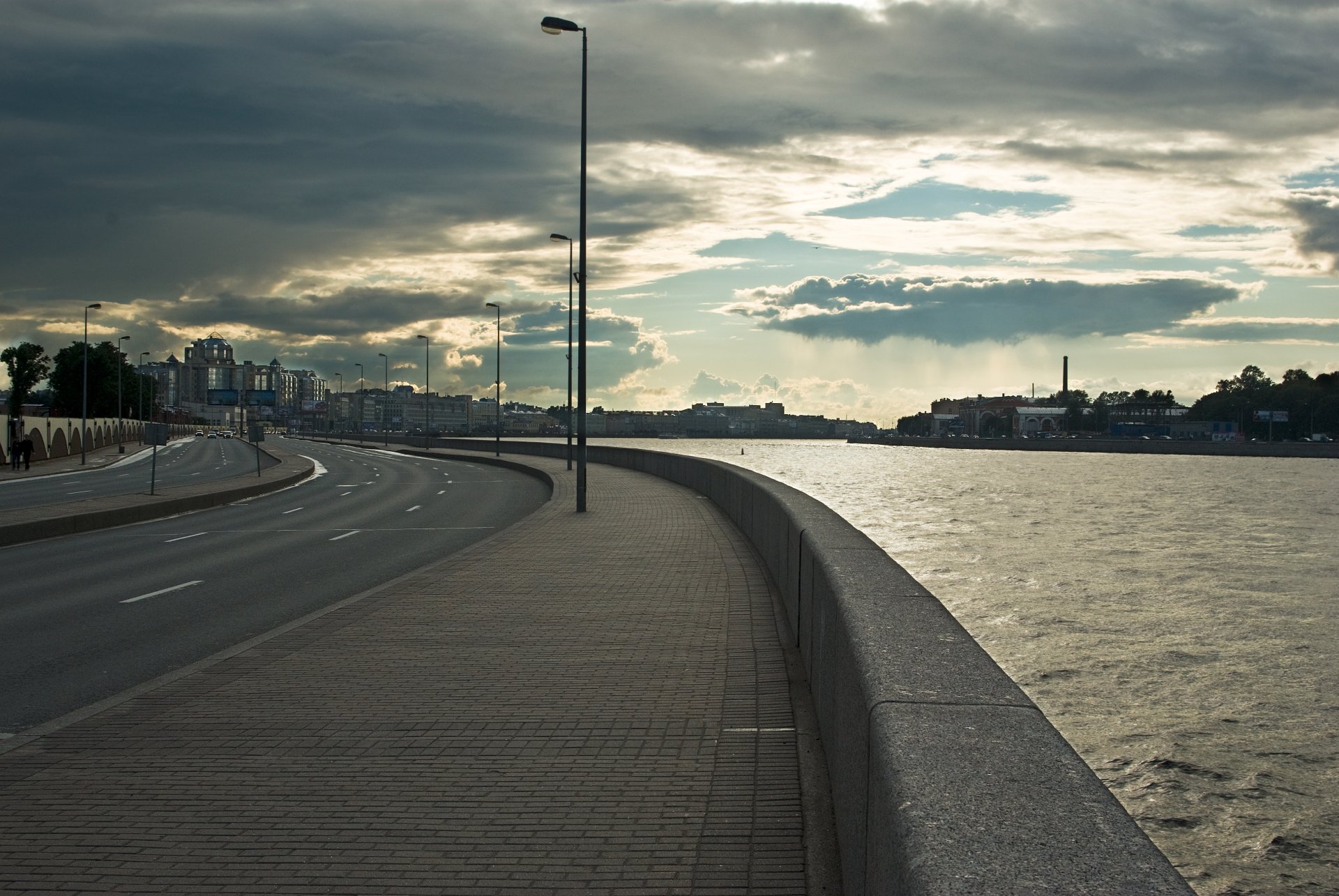 embankment st. petersburg st. petersburg petersburg evening neva