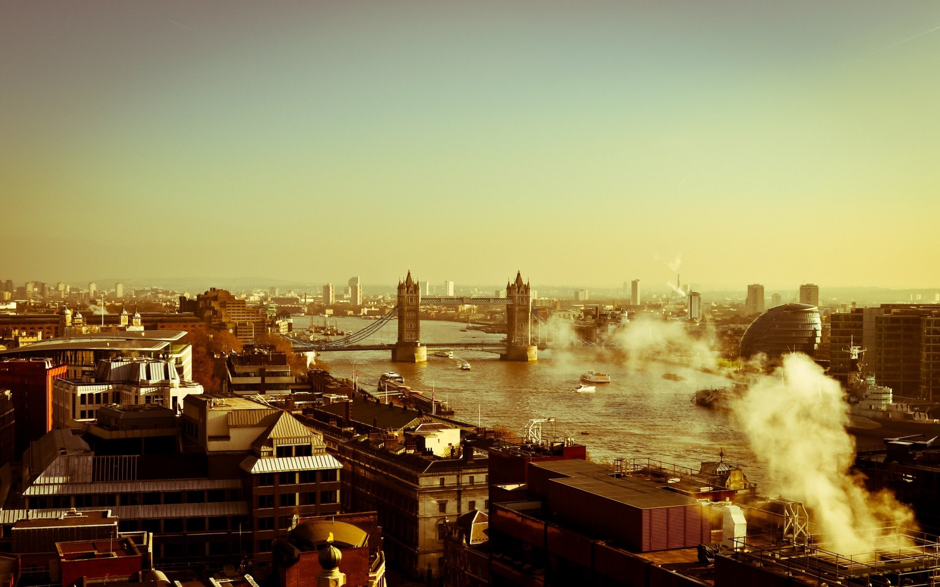 angleterre londres royaume-uni tower bridge thame