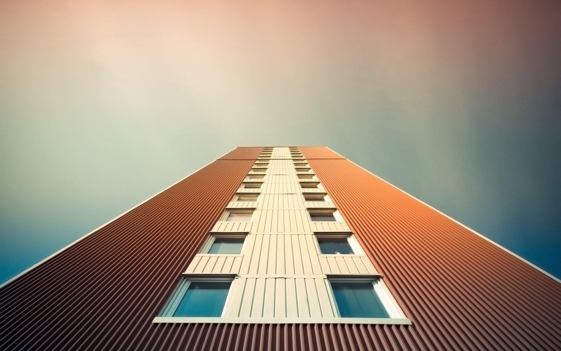 town house skyscraper window sky