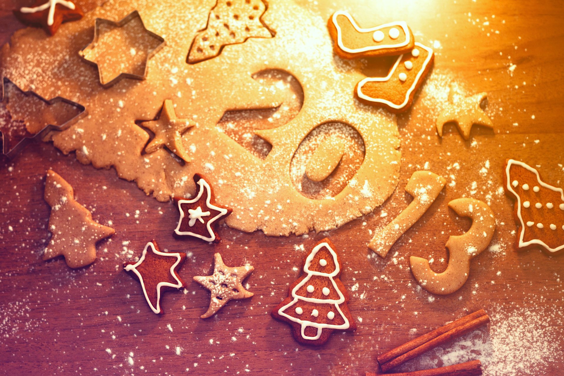 año nuevo christmas galletas navidad año nuevo