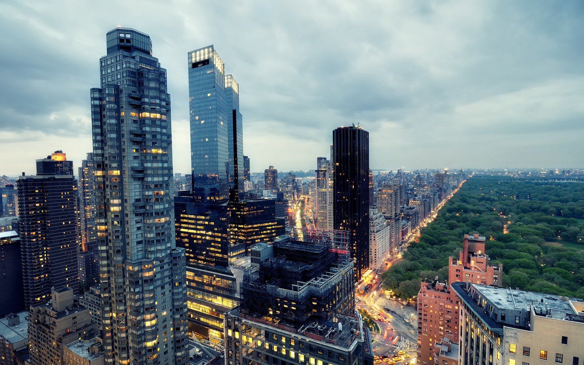 west midtown crepúsculo nueva york estados unidos