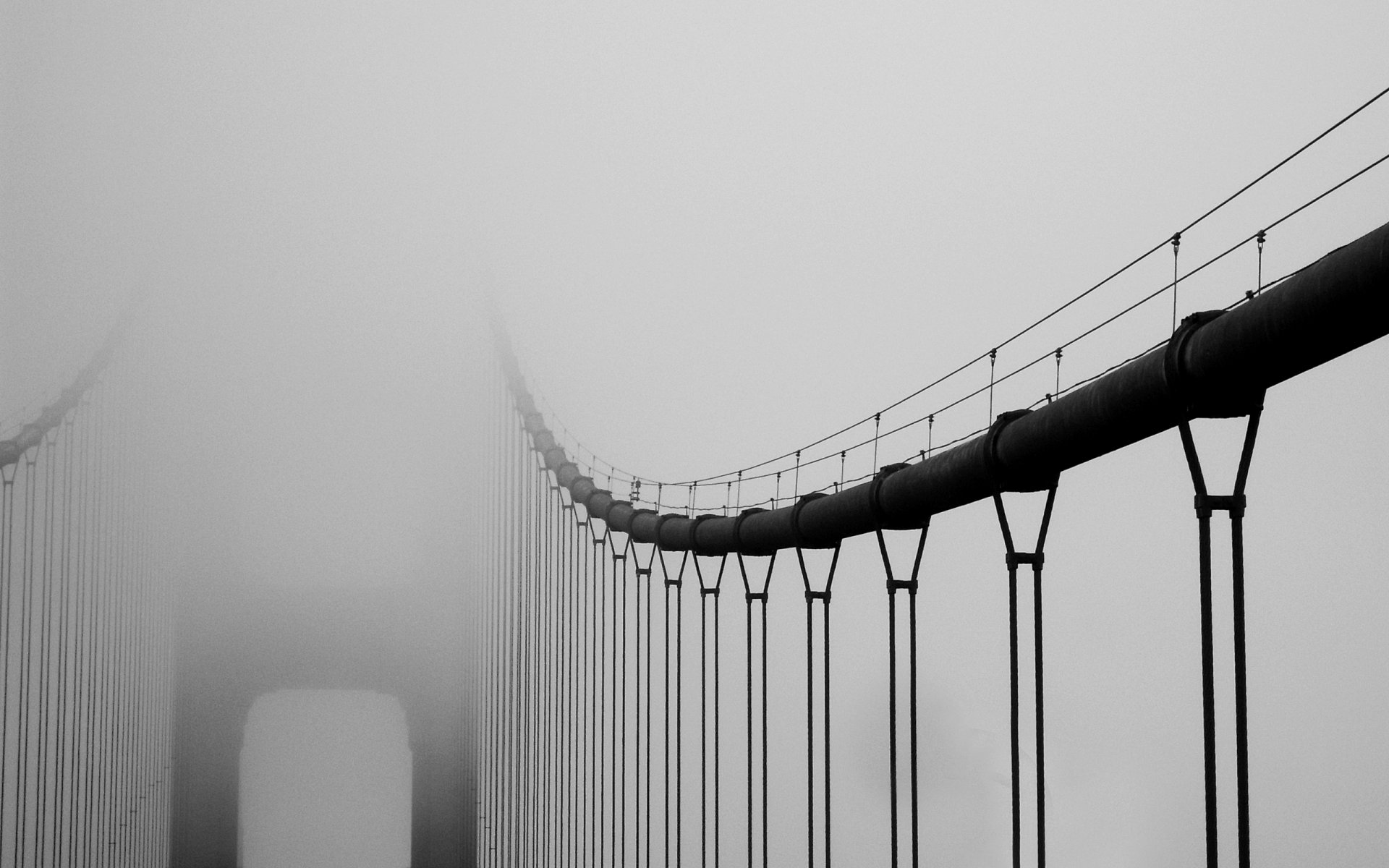 san francisco california golden gate bridge città ponte nebbia 2560x1600