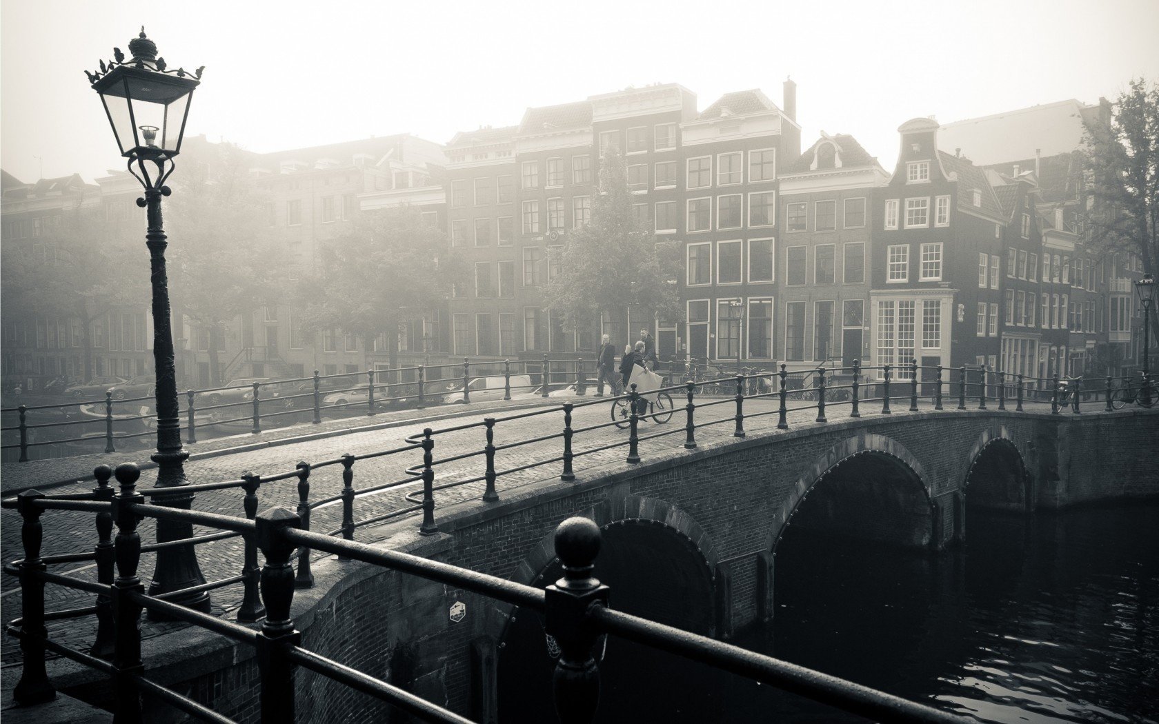 old amsterdam amsterdam river bridge