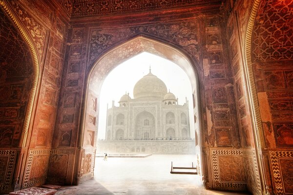 Taj Mahal Inde photo mosquée