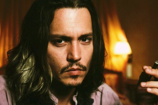 Retrato Del Joven Johnny Depp