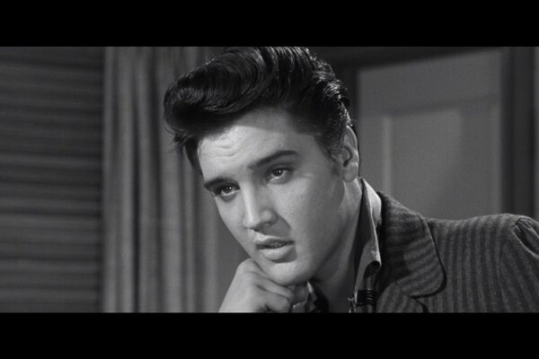 A frame from the film with the participation of Elvis Presley