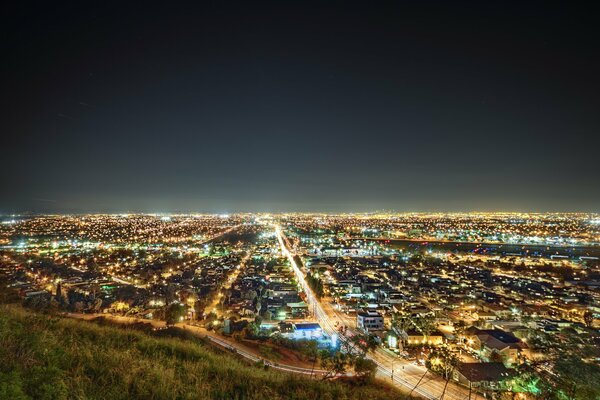 Los Angeles lights up the city at night with lanterns