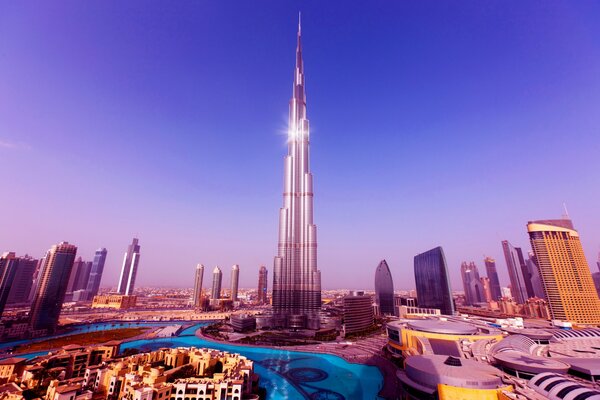 The highest tower of Burj Khalifa