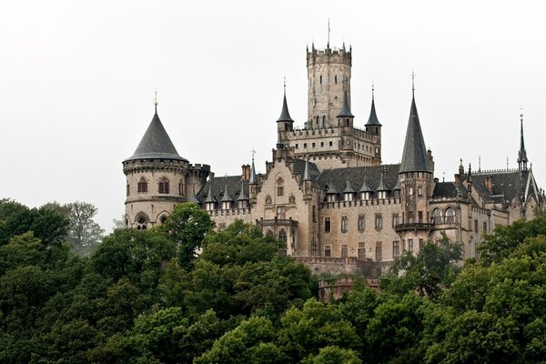 Das schönste Schloss von Marienburg, das im gotischen Stil genannt wurde