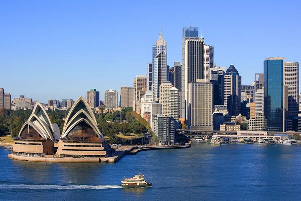 Landschaft am Fluss am Nachmittag in Australien