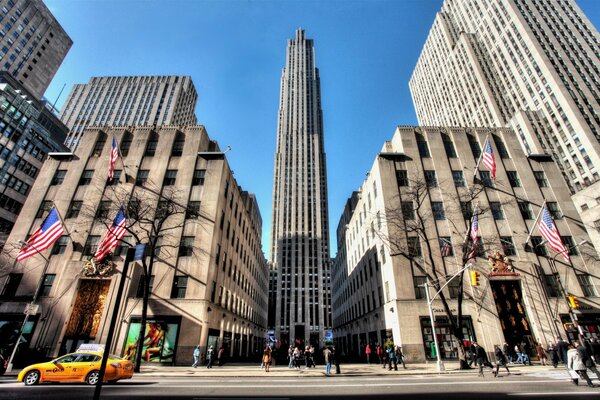 Rockefeller Center en Amérique. Ville De New York