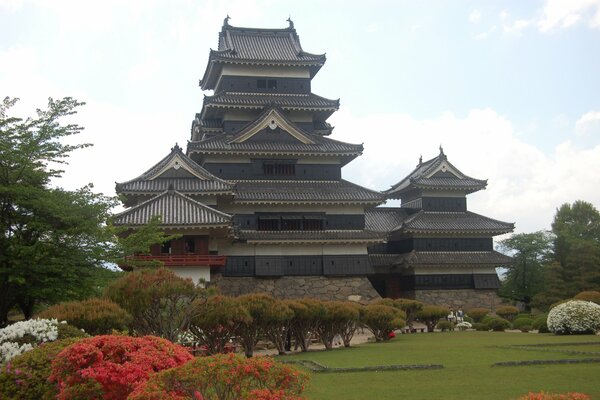 Magnificent castle in Japan