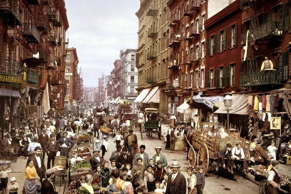 Calle Nueva York. Manhattan