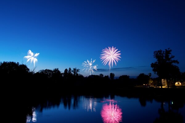 Feuerwerk zum Stadtfest