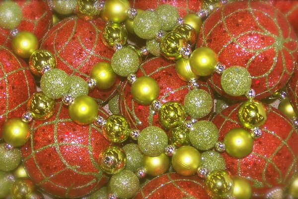 Decoraciones para árbol de Navidad guirnalda y bolas