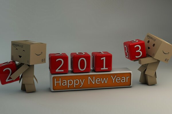 Cubi che cambiano il nuovo anno