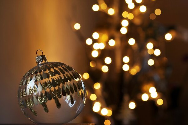 Juguete redondo del árbol de Navidad