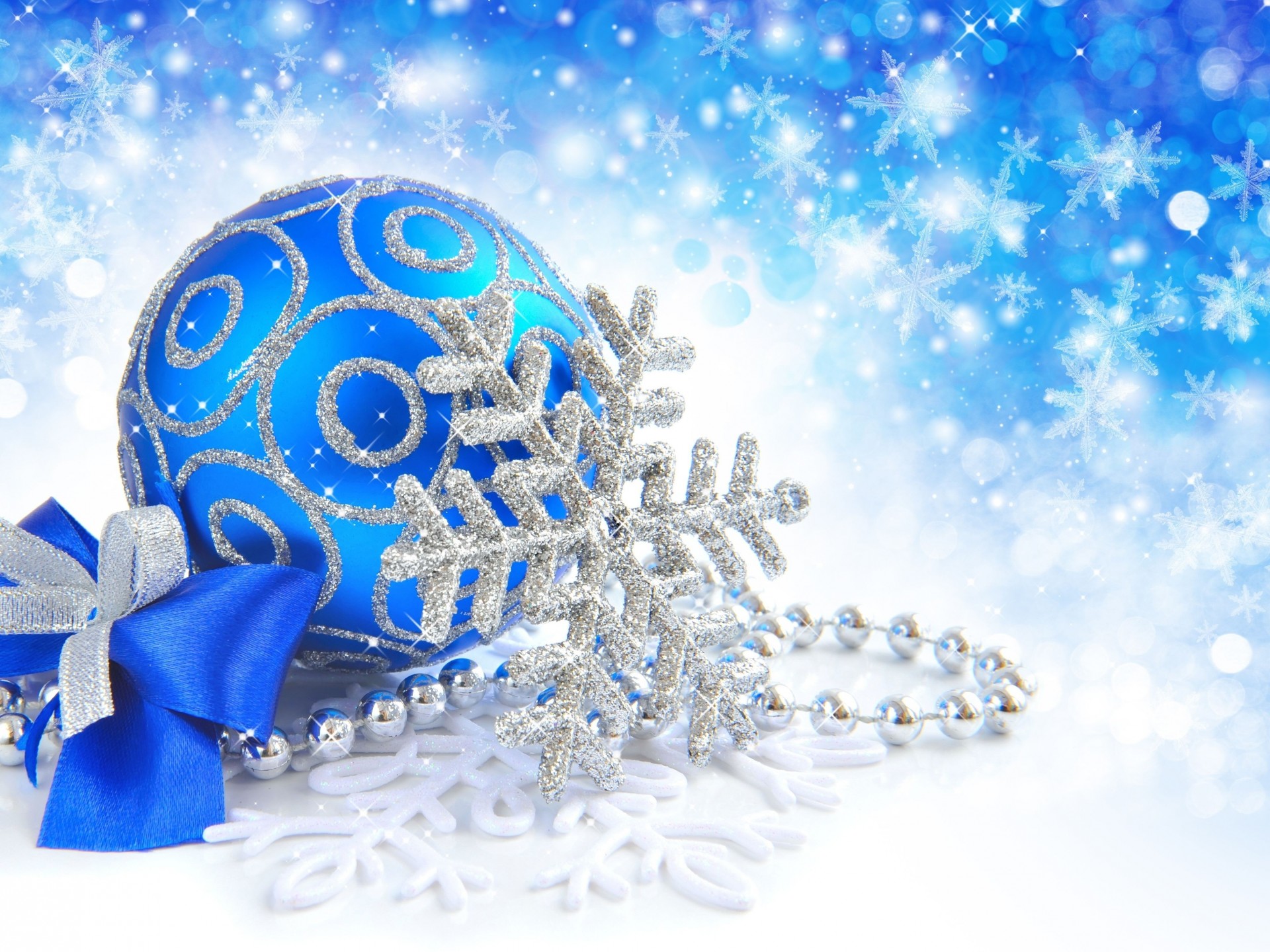 nowflakes ball decoration bead