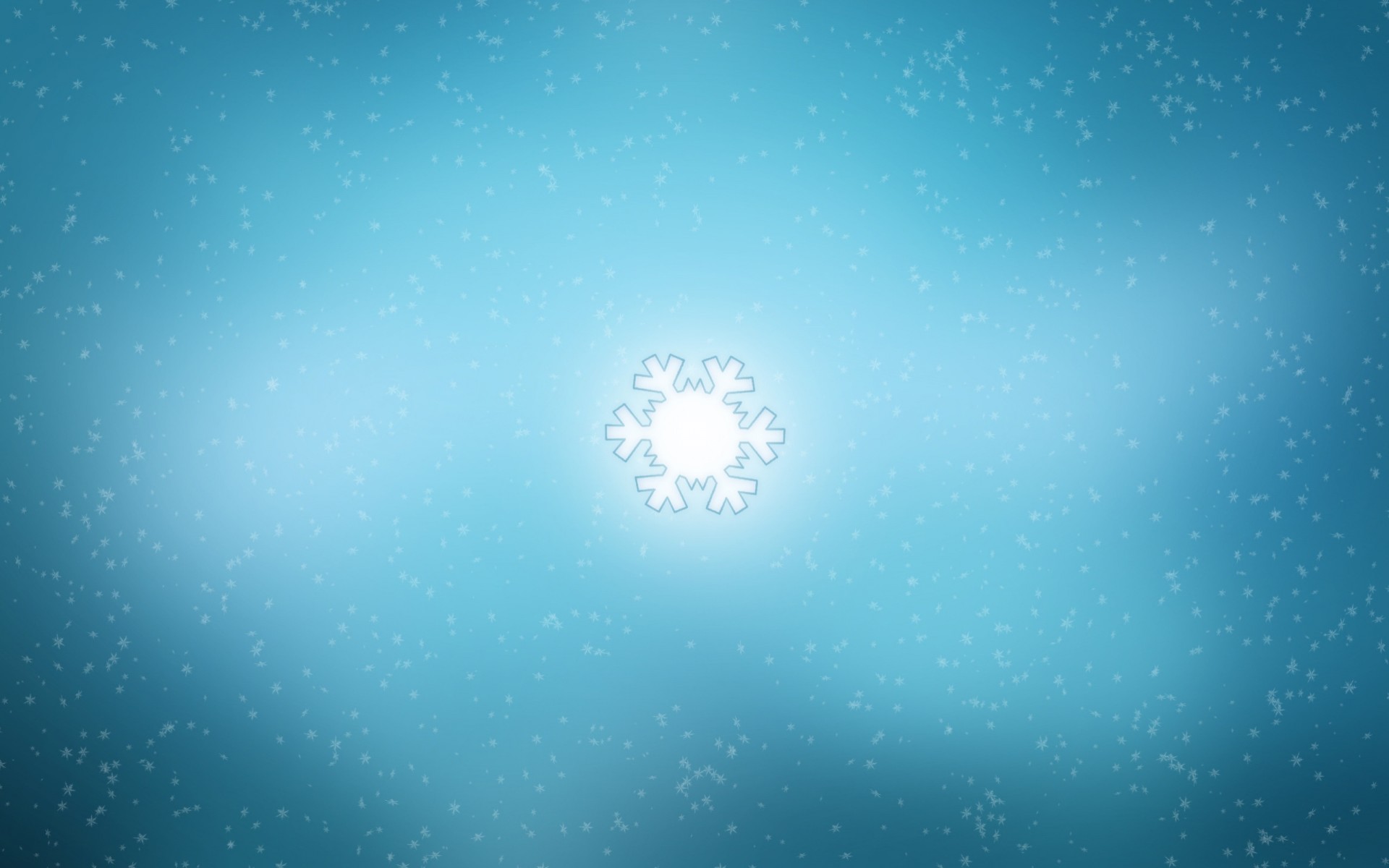 glow snowflake snow minimalism