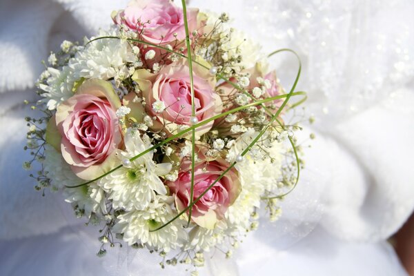 Wedding bouquet of the bride