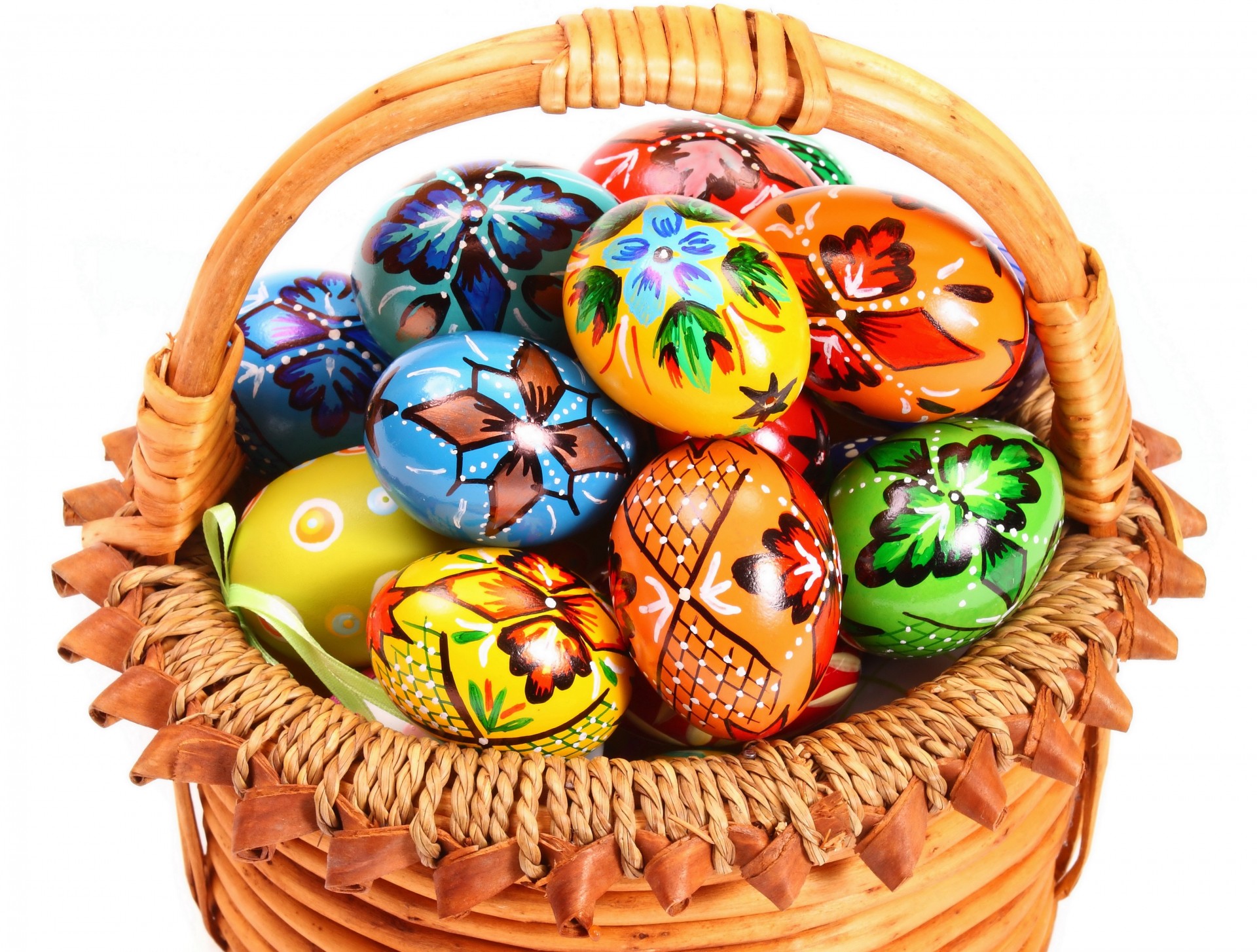 ostern eier korb