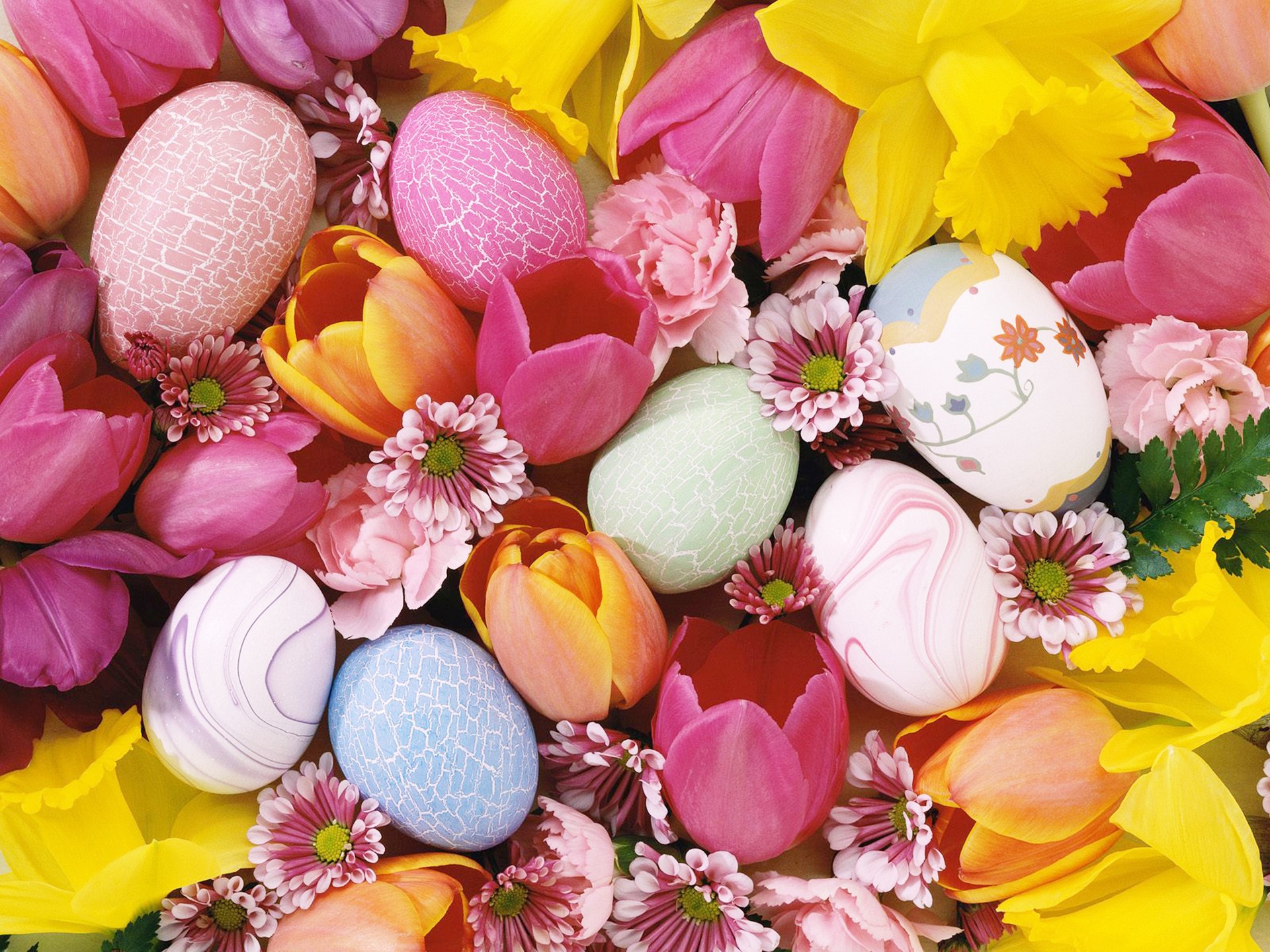 ostern hell eier blumen