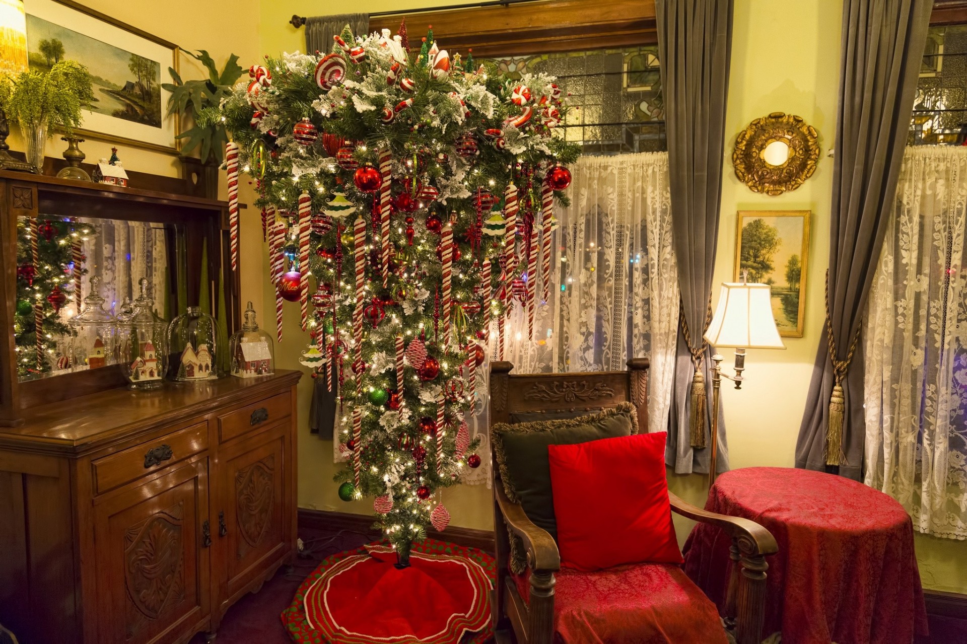 arbre de noël chambre