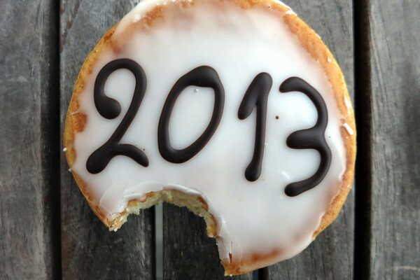 Happy New Year cake 2013. New Year