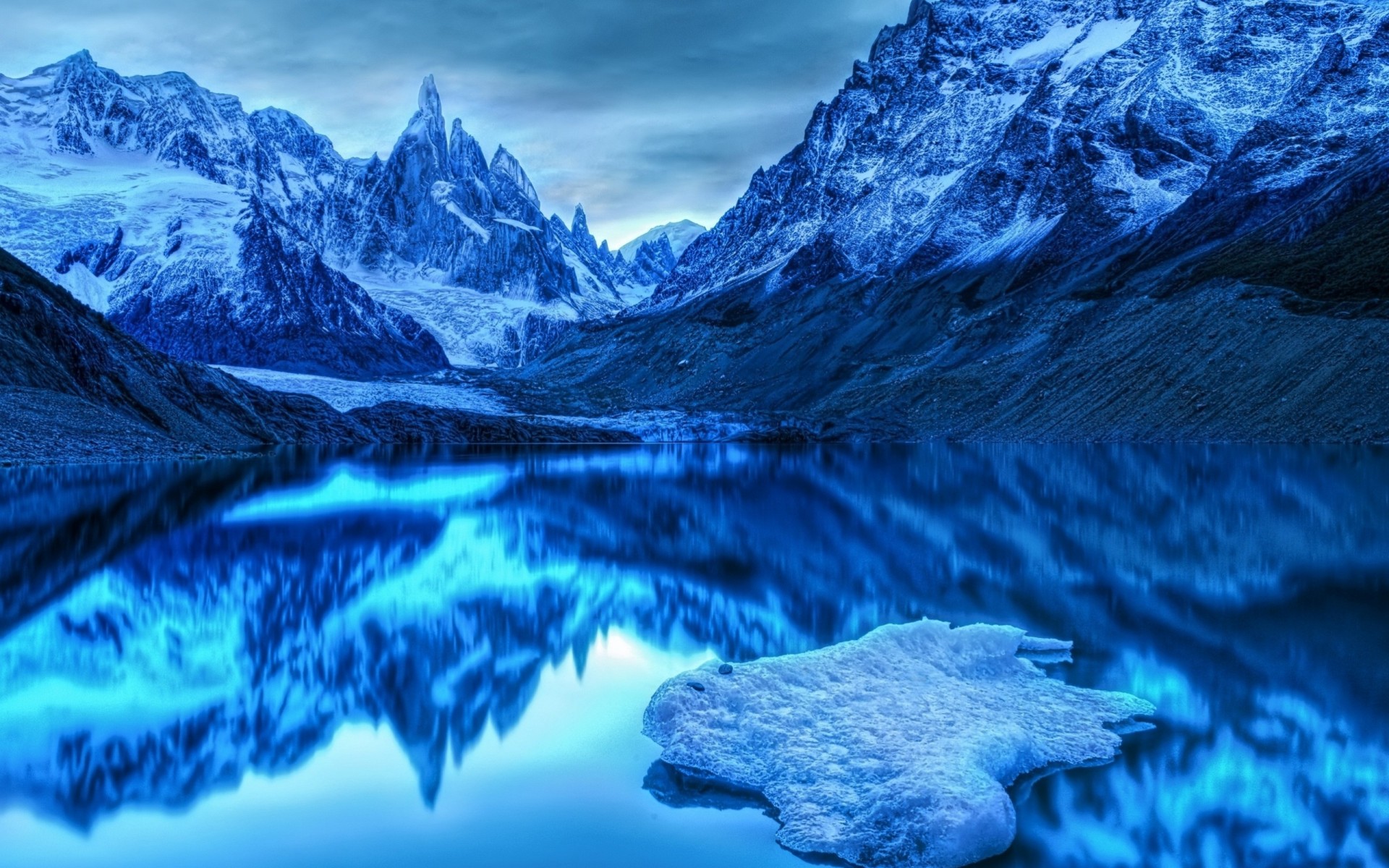 neige paysage glace montagnes réflexions nature lac eau hiver